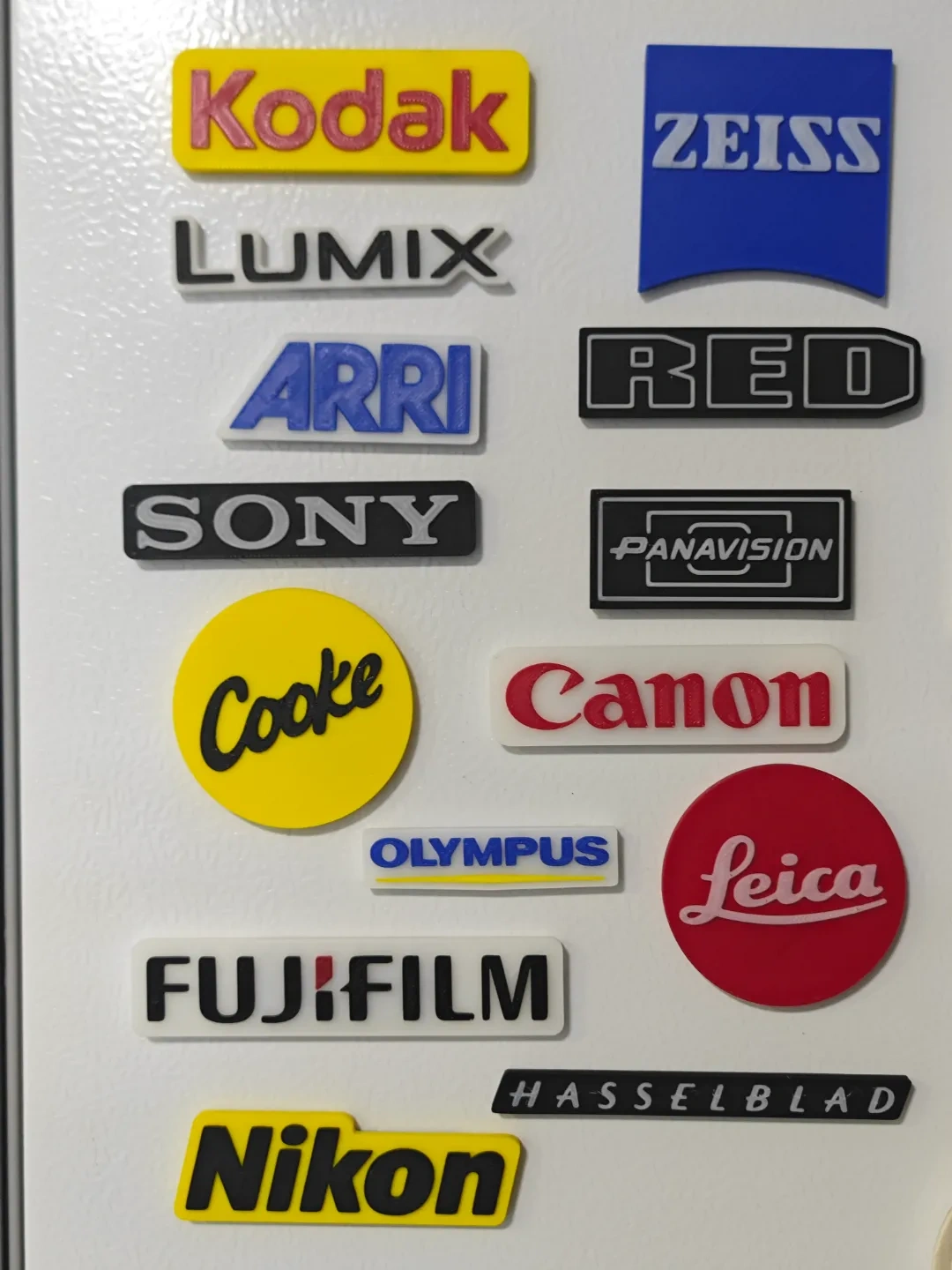 Panavision - Camera Logo Fridge Magnet - Free 3D Print Model - MakerWorld, image size:1080x1440