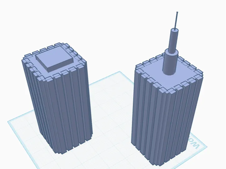 Twin tower recreation 