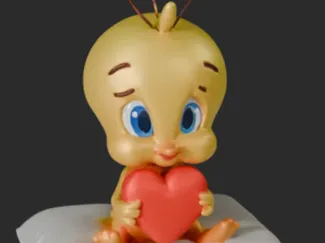 Baby Tweety  with heart