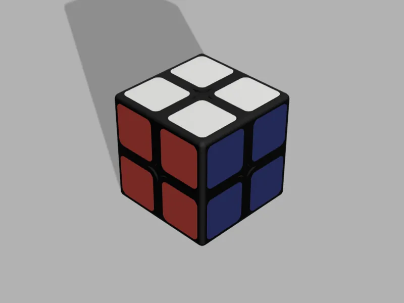 Prop / Fake Rubik's cube 2x2
