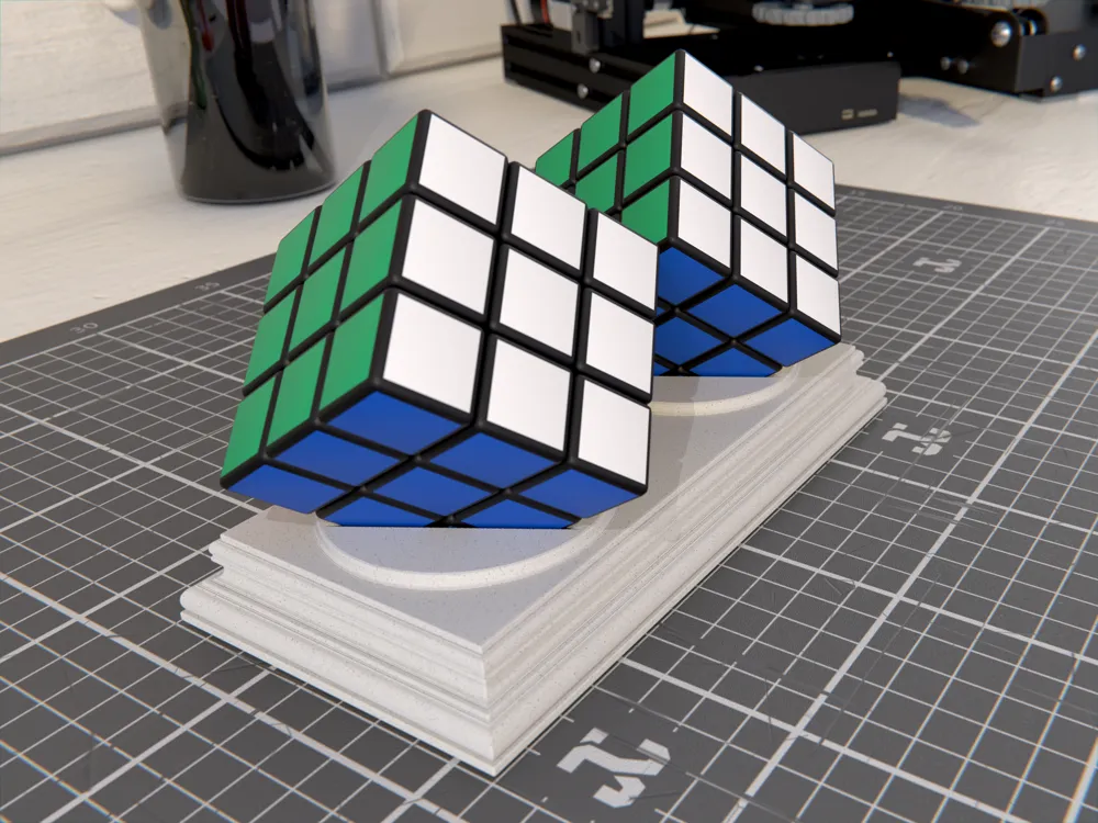 Robik Greek Rubik's Cube Base 2x - Greek Ionic Style by Jose L. González - MakerWorld