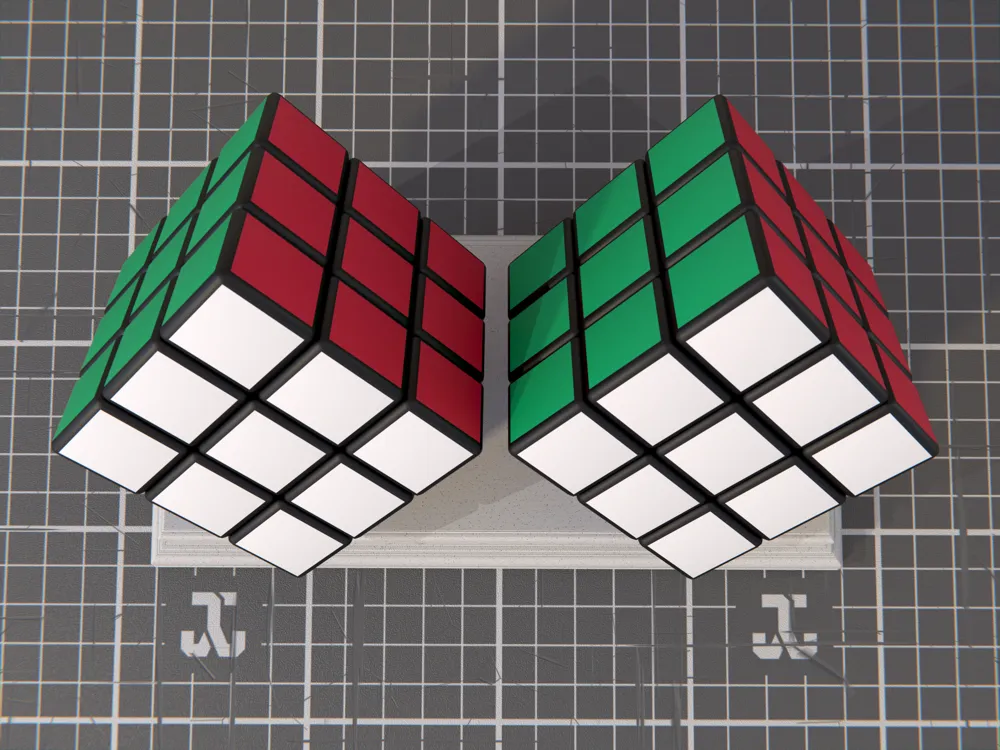 Robik Greek Rubik's Cube Base 2x - Greek Ionic Style by Jose L. González - MakerWorld