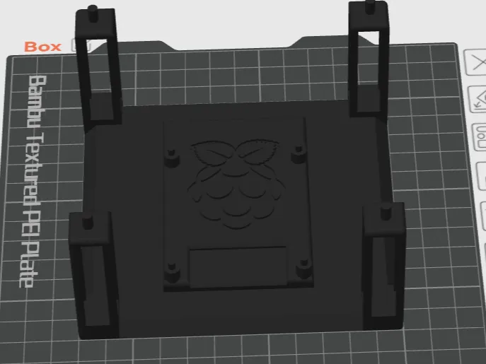 Raspberry Pi 4 box for fan 120x120
