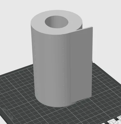 Toilet Paper Roll Vase Design