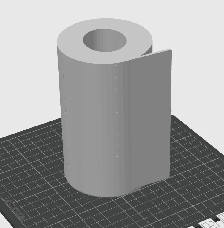 Toilet Paper Roll Vase Design