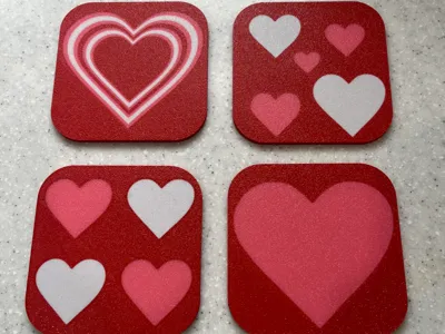 Valentine's Day Coaters