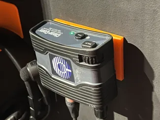 clear-com wall holder