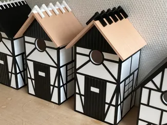 Timber frame Bird house