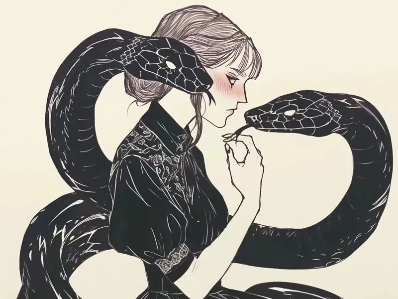 新年蛇女02