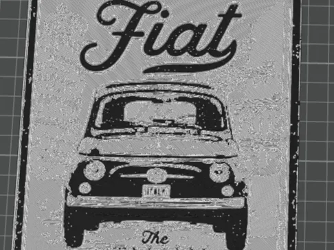 Car Fiat - HueForge