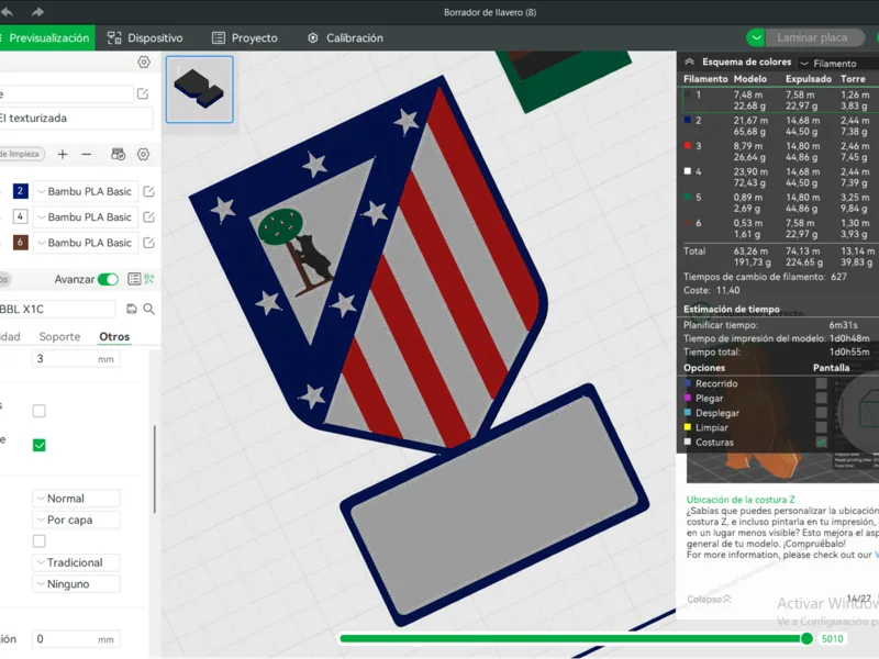 Escudo Atletico de Madrid sin nombre