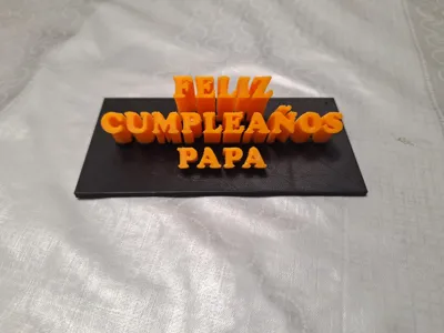 Happy Birthday Dad Gift 1 extruder