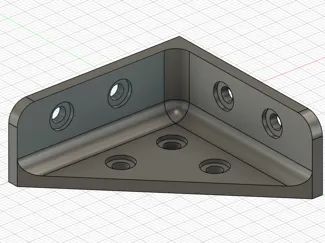 Corner board connector