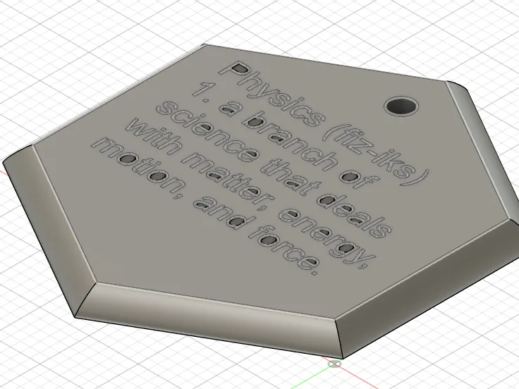 Physics Ornament