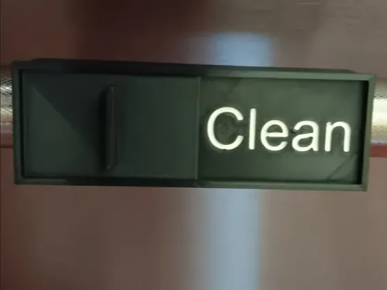 Dishwasher clean/dirty sign