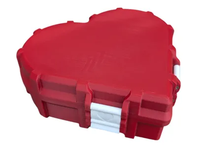 Rugged Heart-Shaped Chocolate Box
