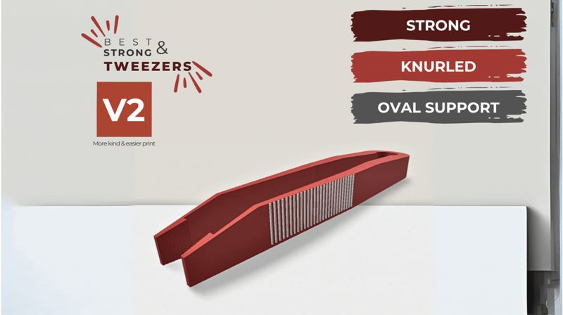 STRONG Tweezers Best Ergonomy / Forceps v2