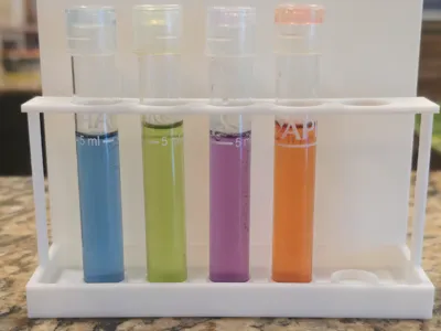 API Test Tube Tray with Solid Wall 