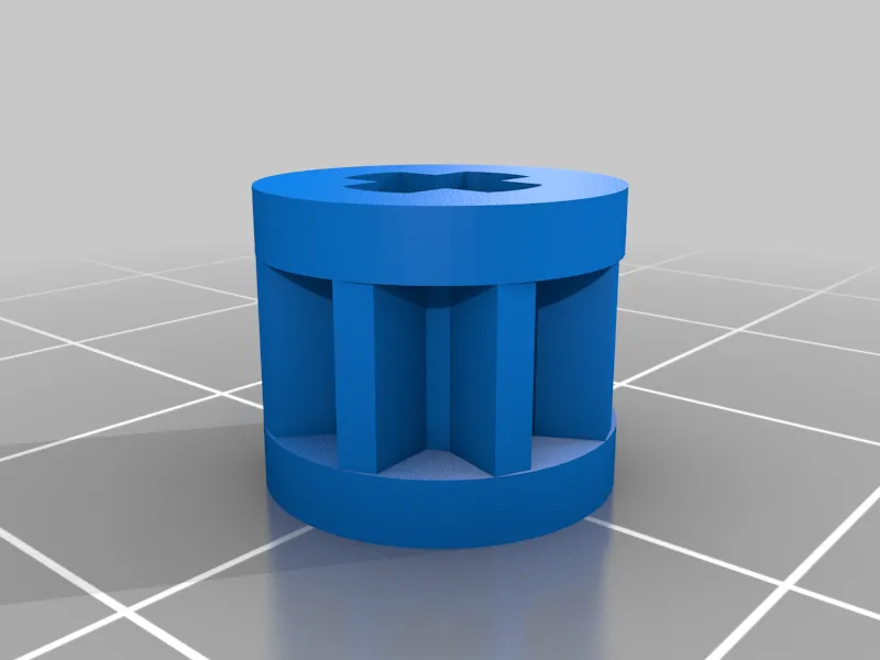8 Tooth "brick" compatible Gear, Reinforced