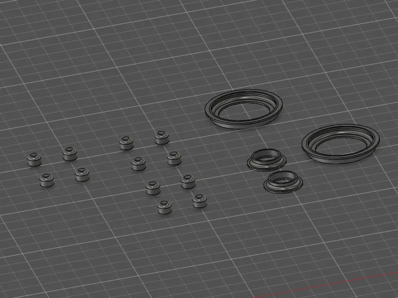 bearings (assembly required hot glue needed)