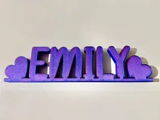 NAME EMILY - tabletop decoration - desk