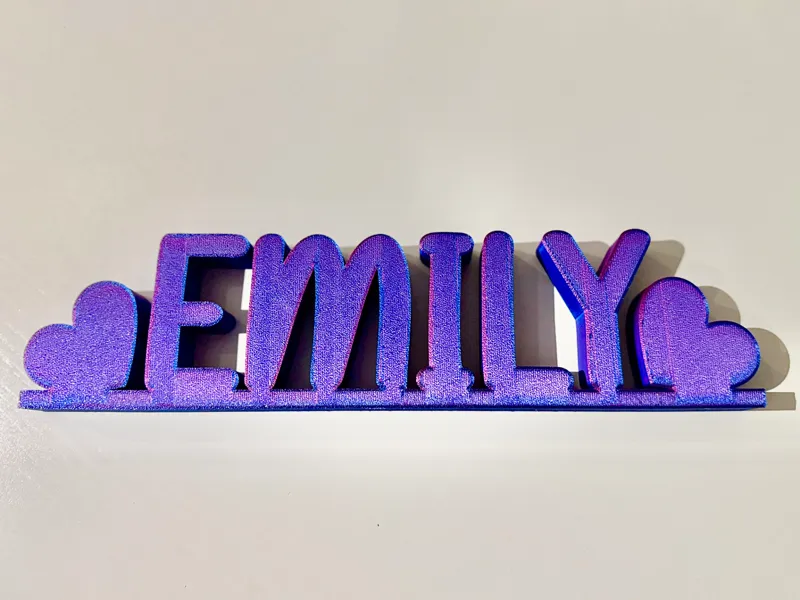 NAME EMILY - tabletop decoration - desk