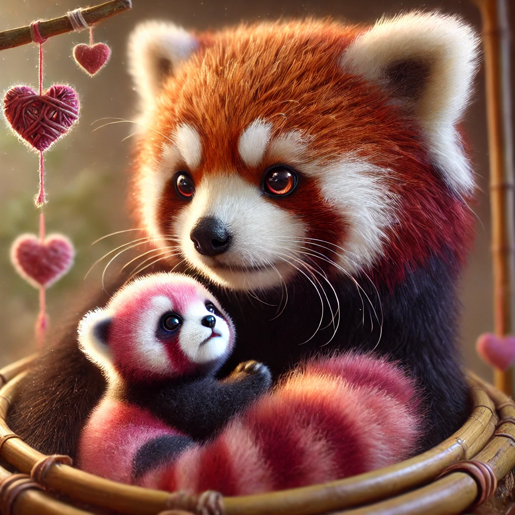 Rosie - The Pink Red Panda + Children's Story - Free 3D Print Model ...