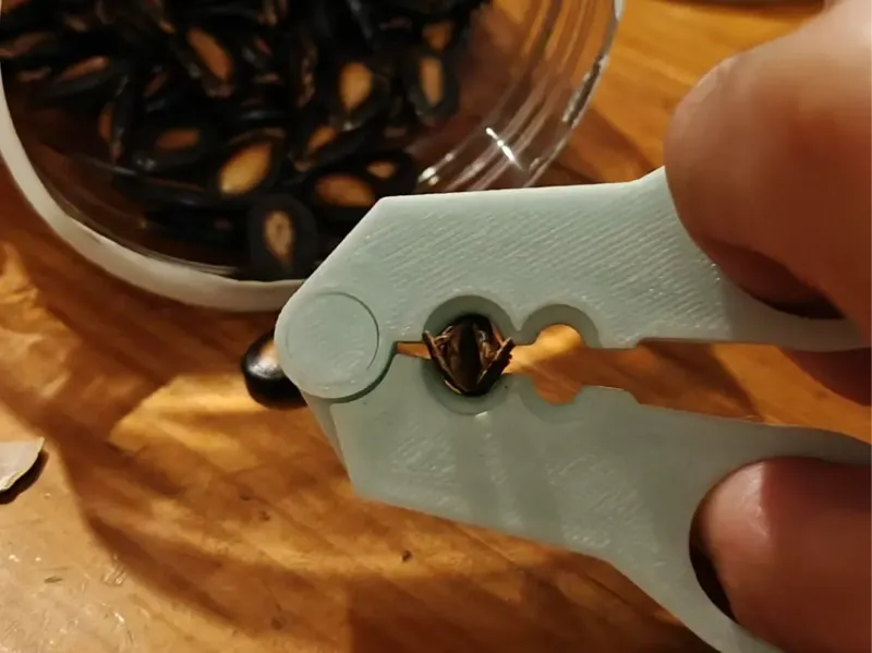 一体打印开瓜子剥瓜子神器