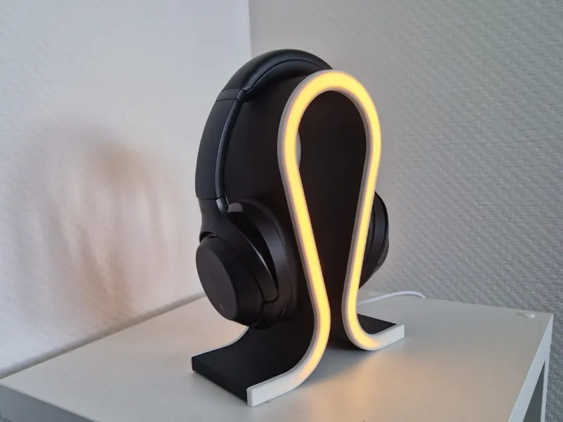 Headphone Holder and Night Lamp V2