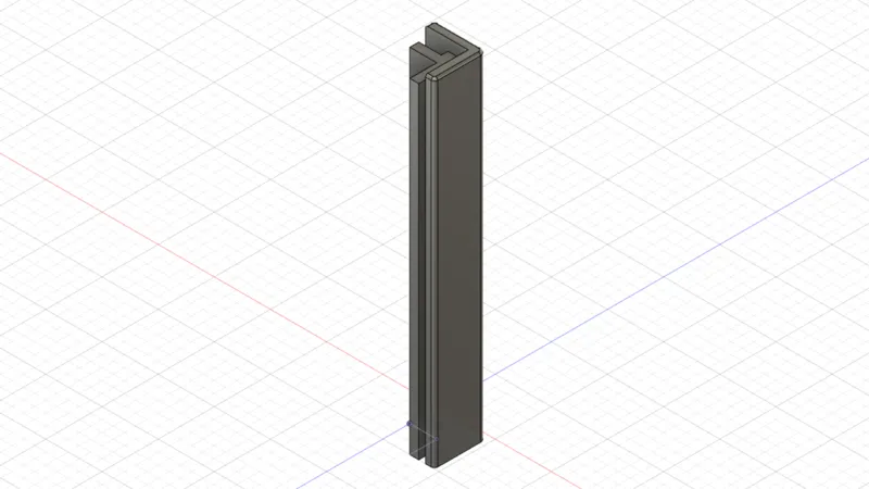 Cardboard Corner 90° with roof support