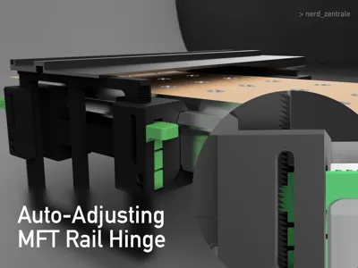 Auto Adjusting Rail Hinge for Wolfcraft Masterwork