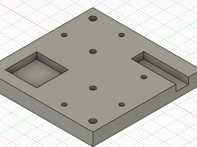 Trammel toy base plate
