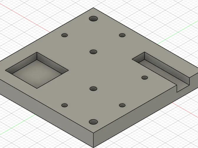 Trammel toy base plate