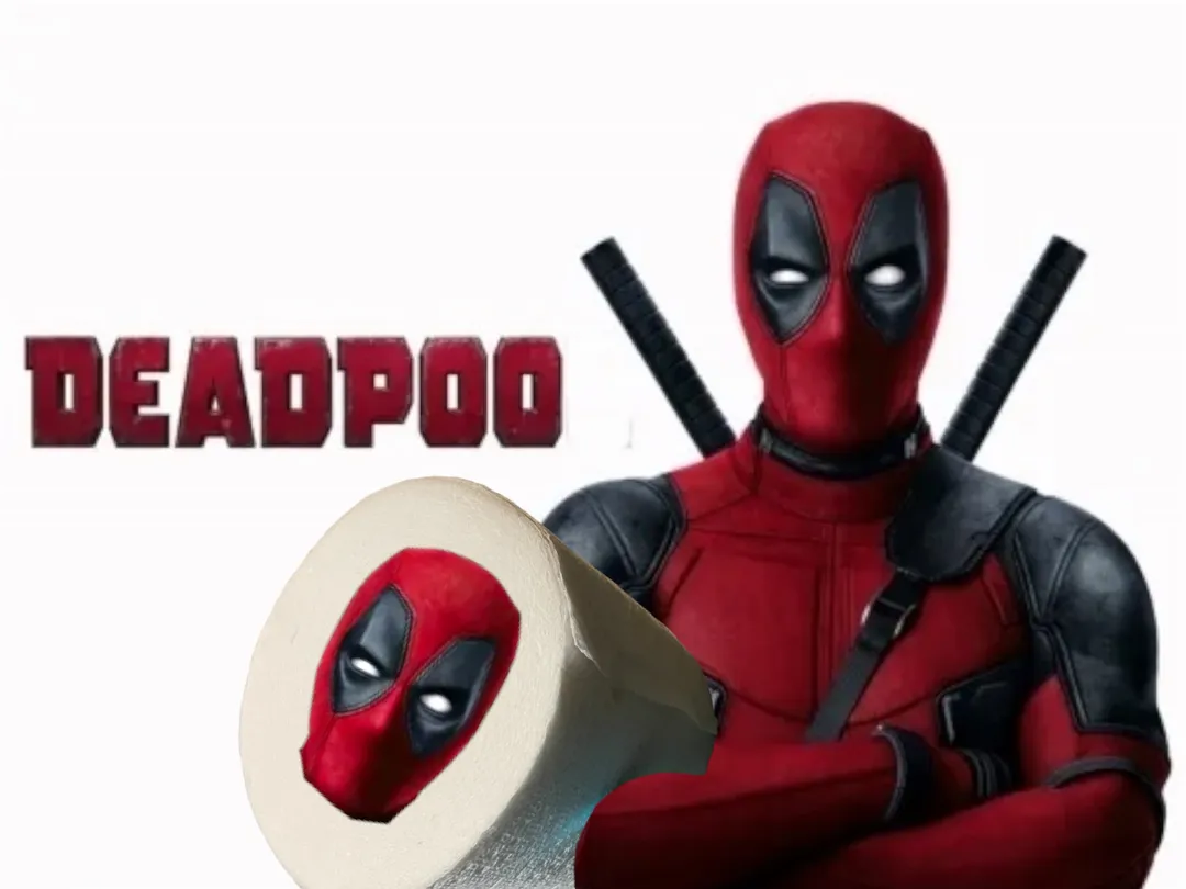 DeadPoo Toilet Paper Insert DeadPool