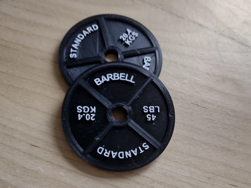 Weight Plate Coaster