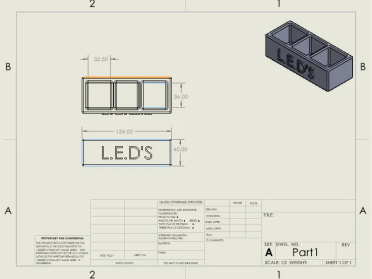 led organizer