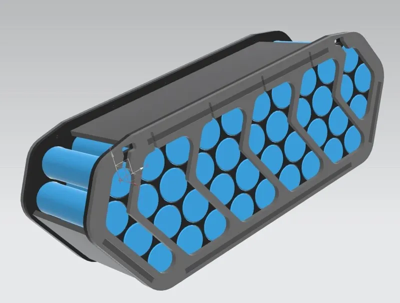 10S4P additional battery for Wildman Bag