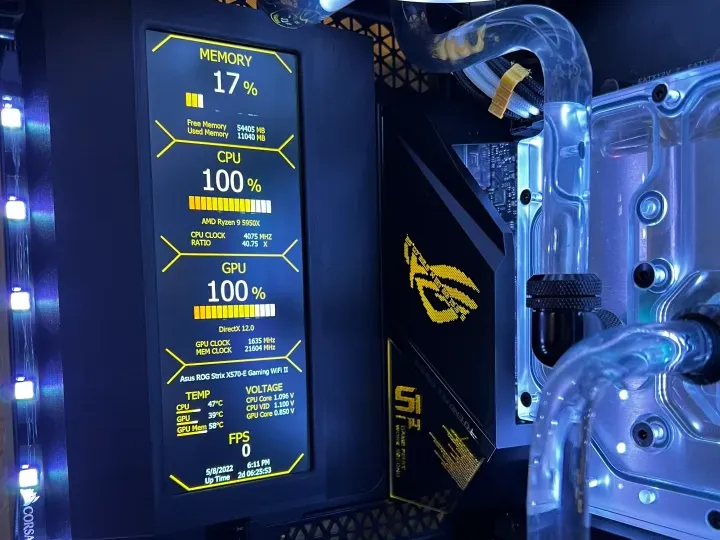 Corsair 5000x Beadapanel mount