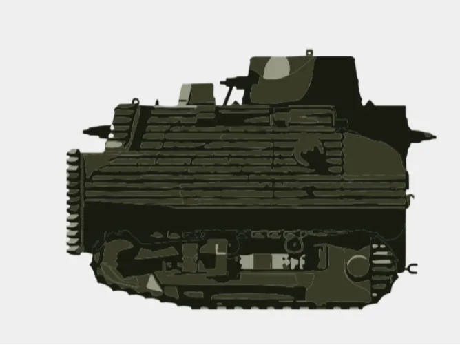Bob Semple Tank Keychain
