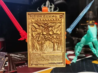Yu-Gi-Oh! - The Egyptian God Cards - Free 3D Print Model - MakerWorld