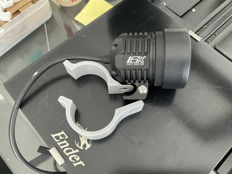 Fog light bracket motorcycle