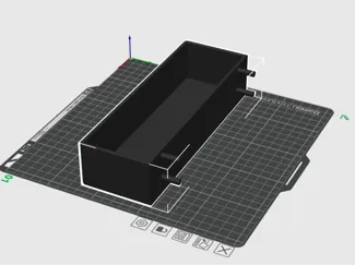 9"x 3" Pegboard box