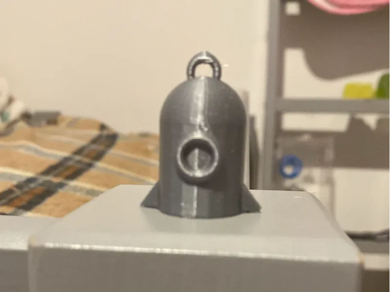 Keychain Bubble Rocket