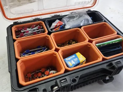Ridgid small parts organizer cups