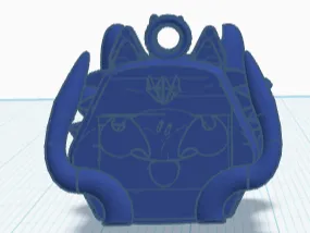 Kitsune Fruit Keychain