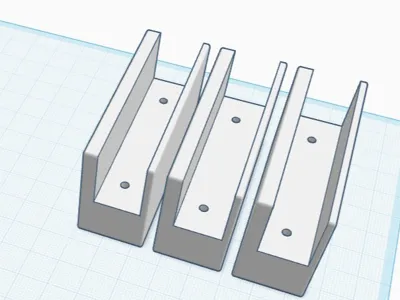 Desk foot with straight bore