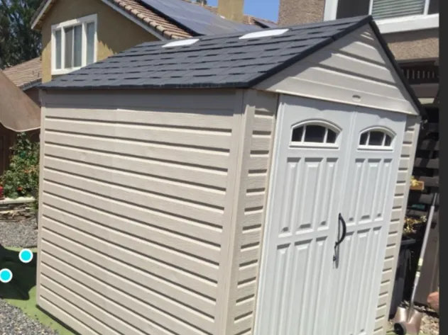 Rubbermaid shed 5h80 skylight