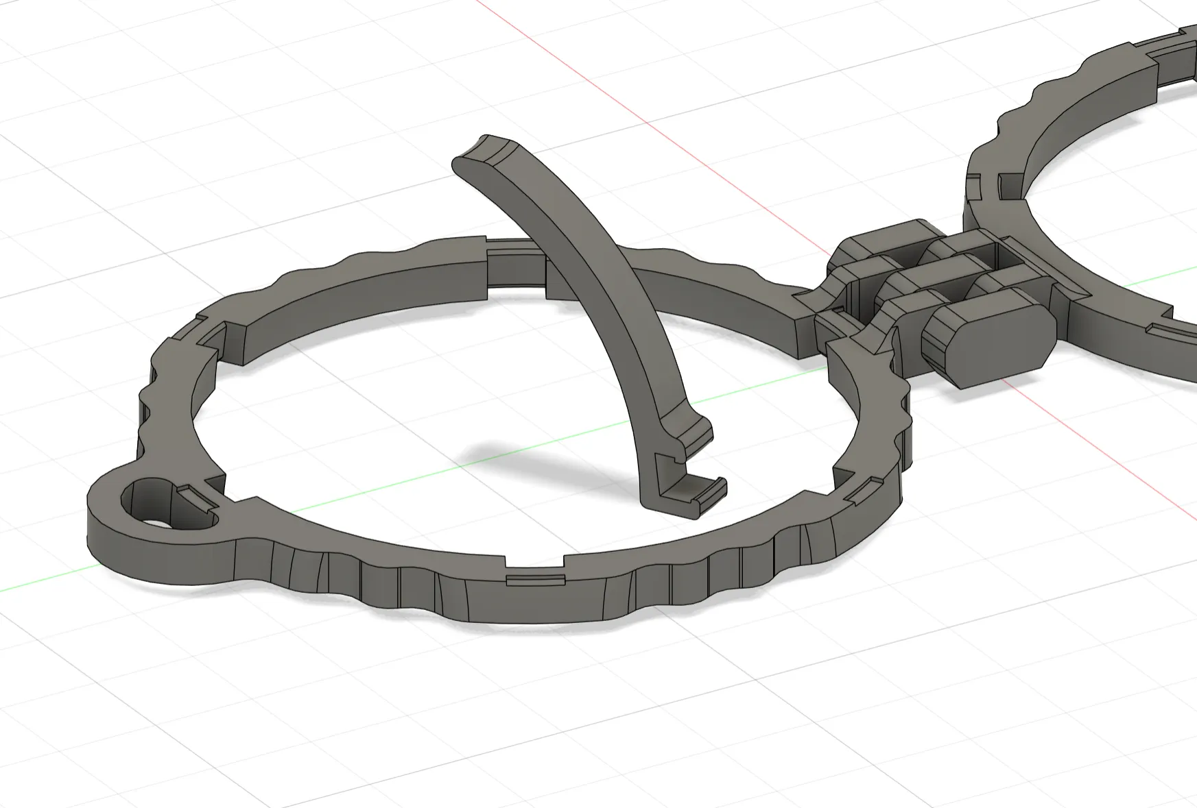 Hook Design Rib Chain, hooks and a feeder - Free 3D Print Model - MakerWorld
