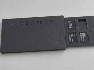 Sd card holder
