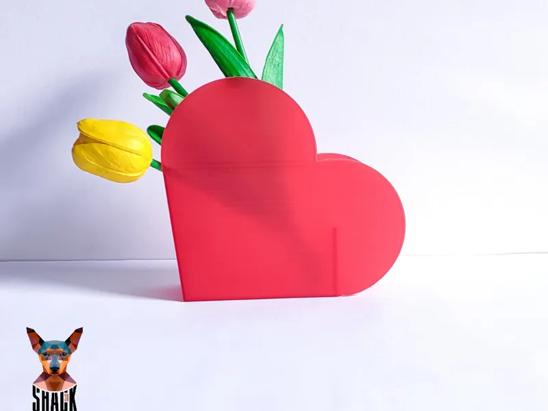 Heart-Shaped Vase